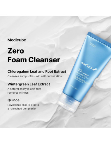 Limpiador Espumoso Medicube Zero 2.0 para Piel Sensible 119g