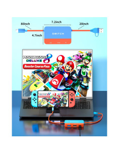 Estación de Acoplamiento y Captura YIGORN para Nintendo Switch 1080P 2