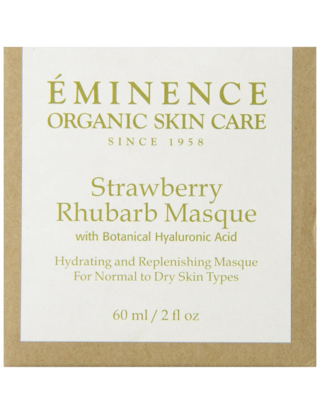 Mascarilla Facial Eminence Ruibarbo y Fresa 56.7g