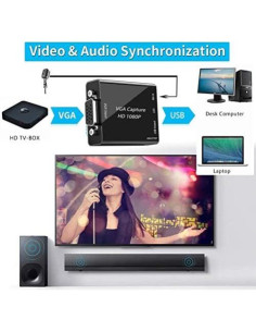 Tarjeta de Captura VGA GRACETOP GT-VGACJX1 HD 720P USB 2