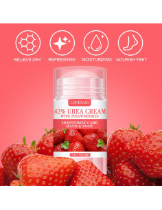 Crema Hidratante Urea 42% con Fresa WHHWM 40g Pies y Manos 2