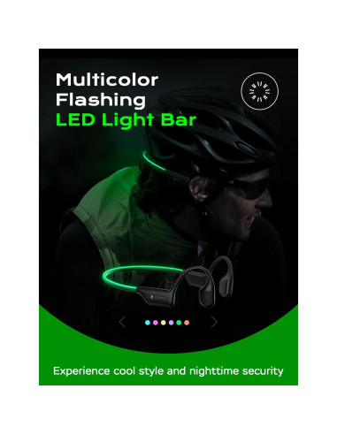 Auriculares Bluetooth 5.3 Rythflo Conducción Ósea IPX7 32GB