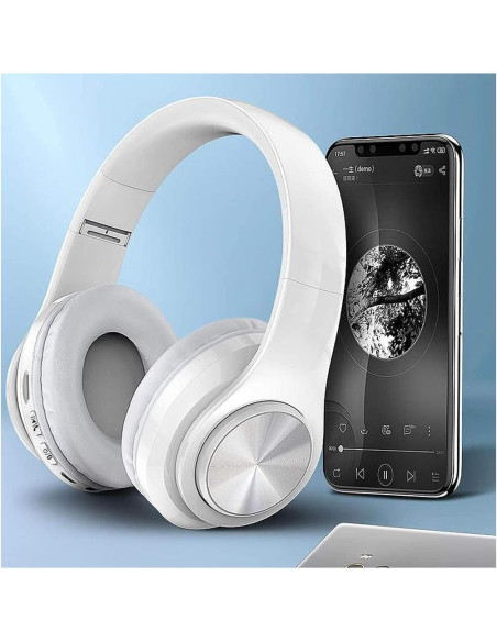 Auriculares Bluetooth E-Greetshopping B39 con LED, graves profundos Auriculares Bluetooth E-Greetshopping B39 con LED, graves profundos