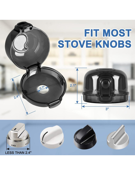 Cubiertas de Perillas de Estufa GRENFU Seguridad Infantil 5+1