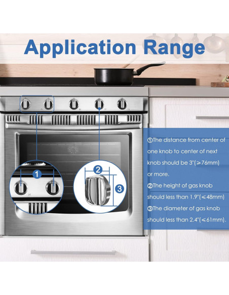 Cubiertas de Perillas de Estufa GRENFU Seguridad Infantil 5+1