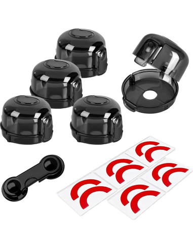 Cubiertas de Perillas de Estufa GRENFU Seguridad Infantil 5+1