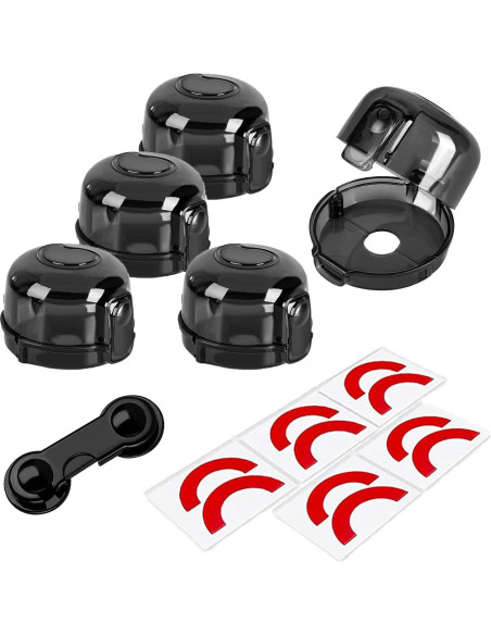 Cubiertas de Perillas de Estufa GRENFU Seguridad Infantil 5+1