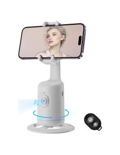 Trípode Automático de Seguimiento Facial Yangoakmm 360 Blanco
