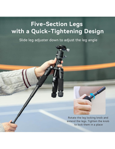 Trípode Mini de Aluminio SmallRig VT-20 50.8 cm 6kg