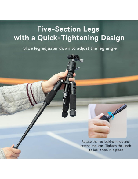 Trípode Mini de Aluminio SmallRig VT-20 50.8 cm 6kg