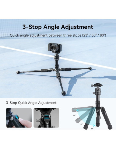 Trípode Mini de Aluminio SmallRig VT-20 50.8 cm 6kg