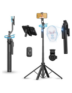 Trípode de Seguimiento Facial AI Orbitech 172 cm con Control Gestual