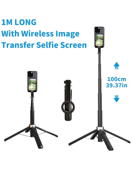 Palo de Selfie Trípode NINEKAYAA 100 cm Magnético Multifuncional Palo de Selfie Trípode NINEKAYAA 100 cm Magnético Multifuncional