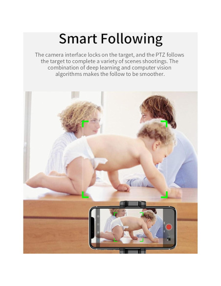 Trípode Inteligente de Seguimiento Facial Diyeeni 360 para Teléfono