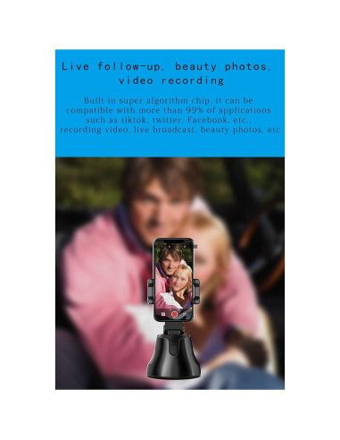 Trípode Inteligente de Seguimiento Facial Diyeeni 360 para Teléfono