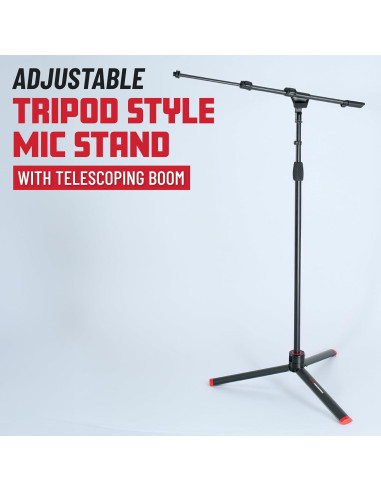Soporte de micrófono de trípode Gator GFW-ID-MIC ajustable