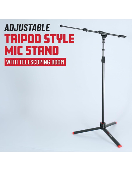 Soporte de micrófono de trípode Gator GFW-ID-MIC ajustable