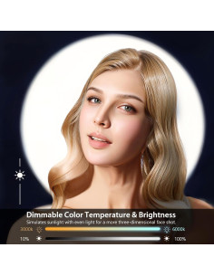 Aro de Luz LED 14" MACTREM con Trípode 180cm y Control Remoto 2