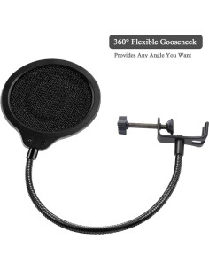 Filtro Pop Antiviento YOUSHARES para Micrófono Blue Snowball 2