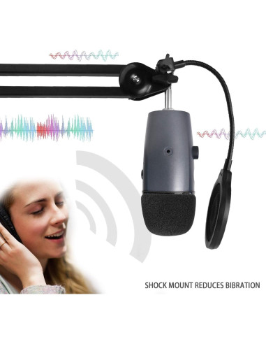 Filtro Pop para Micrófono Blue Yeti Nano YOUSHARES 100 mm