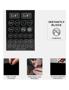 Etiquetas de Privacidad para Webcam Silent Pocket - Reutilizables 2