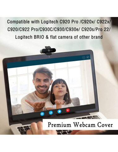 Cubierta de Privacidad LoYinLo para Webcam Logitech C920/C922