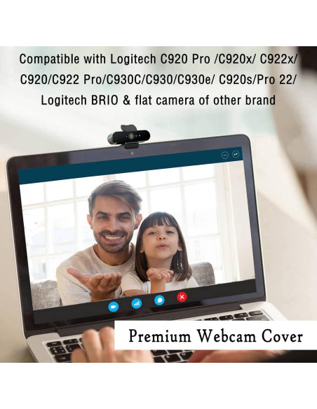 Cubierta de Privacidad LoYinLo para Webcam Logitech C920/C922