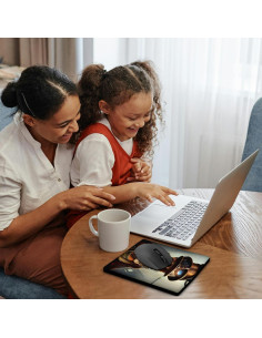 Alfombrilla para Ratón 3dRose Cráneo Steampunk 20x20 cm 2