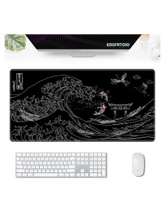 Alfombrilla de Ratón Grande EDGFRTOIO 800x400mm Ola del Mar