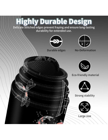 Alfombrilla de Ratón Grande EDGFRTOIO 800x400mm Ola del Mar