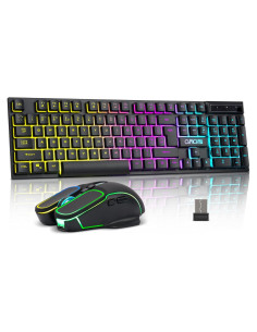 Combo Teclado y Ratón Inalámbricos CHONCHOW RGB Mecánico