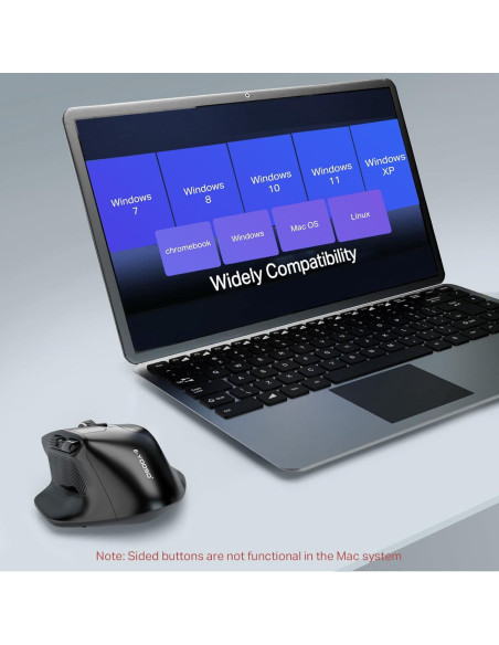 Ratón Inalámbrico E-YOOSO X-31 Grande Ergonómico 4800 DPI