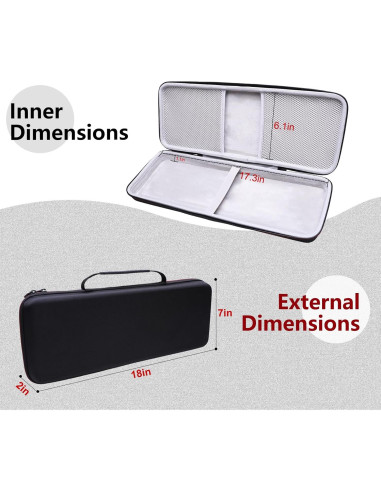 Funda LTGEM para Teclado Inalámbrico Logitech MX Mechanical