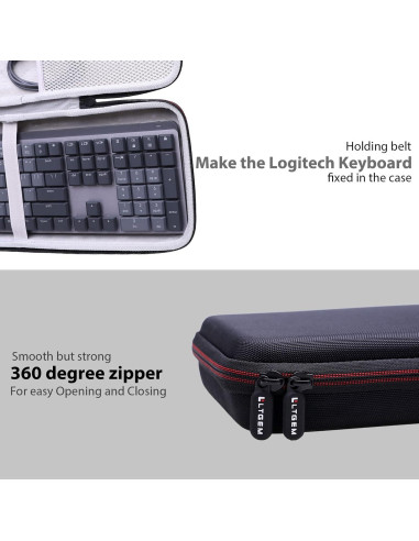 Funda LTGEM para Teclado Inalámbrico Logitech MX Mechanical