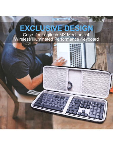 Funda LTGEM para Teclado Inalámbrico Logitech MX Mechanical