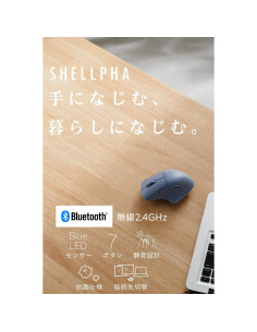 Ratón Inalámbrico Bluetooth ELECOM M-SH30, 7 Botones, 2000 DPI 2
