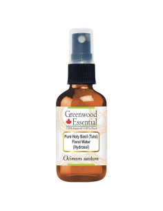 Agua Floral de Albahaca Sagrada Tulsi 50ml - Greenwood Essential