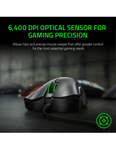 Razer DeathAdder Essential - Ratón Gaming Con Cable 6400 DPI 2
