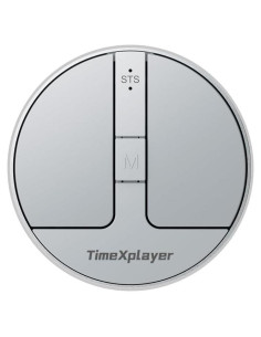 Ratón Inalámbrico Mini TIMEXPLAYER CAP3 Plata, Conexión 4 en 1