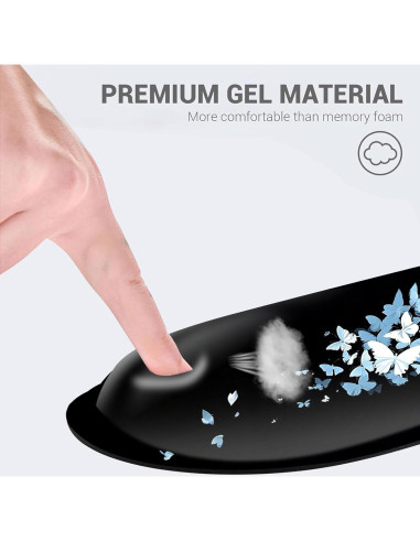 Alfombrilla de escritorio 4 en 1 EFGWSDER Calavera de mariposa