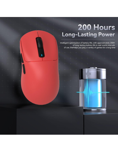 Ratón Gaming Inalámbrico MAMBASNAKE Attack Shark X3 49g