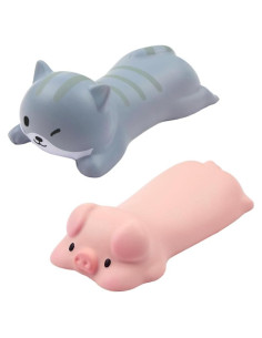 Comimark Soporte de Muñeca Ergonómico para Ratón y Teclado - 2 PCS