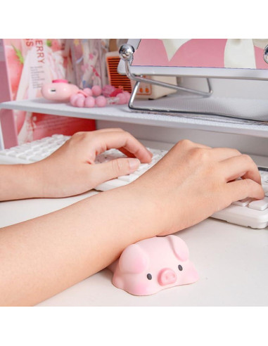 Comimark Soporte de Muñeca Ergonómico para Ratón y Teclado - 2 PCS