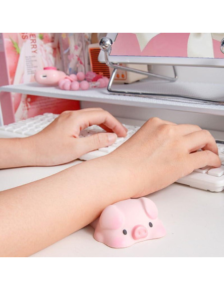 Comimark Soporte de Muñeca Ergonómico para Ratón y Teclado - 2 PCS