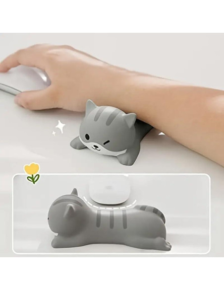 Comimark Soporte de Muñeca Ergonómico para Ratón y Teclado - 2 PCS