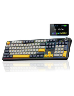 Teclado Mecánico Inalámbrico AULA F108 Pro RGB 104 Teclas