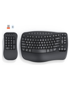 Teclado Inalámbrico Ergonómico Meetion K9330 con Teclado Numérico