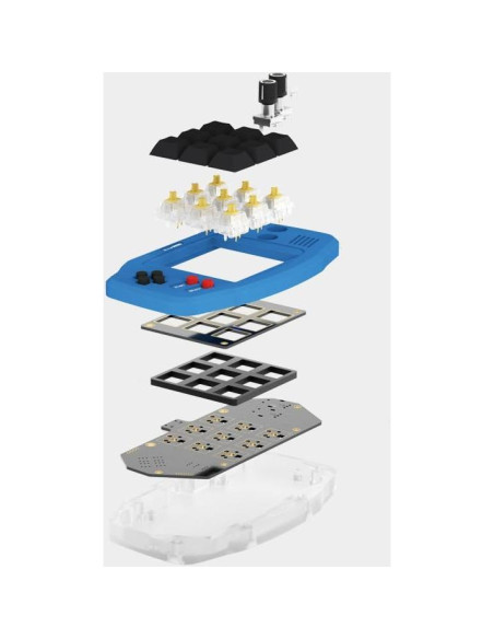 Teclado Mecánico Mini KEEBMONKEY Personalizable RGB 0.48 kg Teclado Mecánico Mini KEEBMONKEY Personalizable RGB 0.48 kg