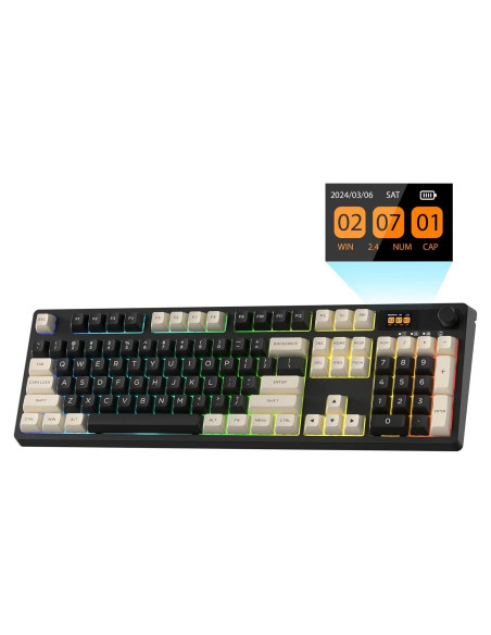 Teclado Mecánico Inalámbrico LTC NB1041 PRO RGB 104 Teclas Teclado Mecánico Inalámbrico LTC NB1041 PRO RGB 104 Teclas
