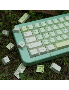 Juego de Teclas PBT Mintcaps Verde Claro 143 Teclas Cherry 2